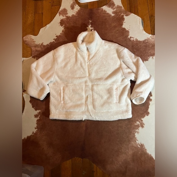 Cozy Cream All In Motion Fleece Jacket size large - Picture 3 of 5